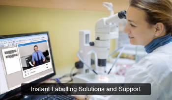 Face-to-face assistance with labelling
