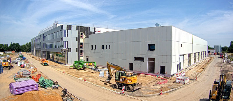 Covering an area of more than 40,000 square metres, the new competence and production center will primarily be used for the construction of freeze-drying systems