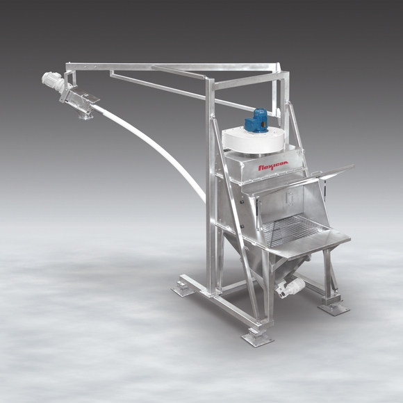 Flexicon adds sanitary bag dump weigh batch system