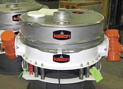 Flo-Thru Vibroscreen sifter fits tight spots