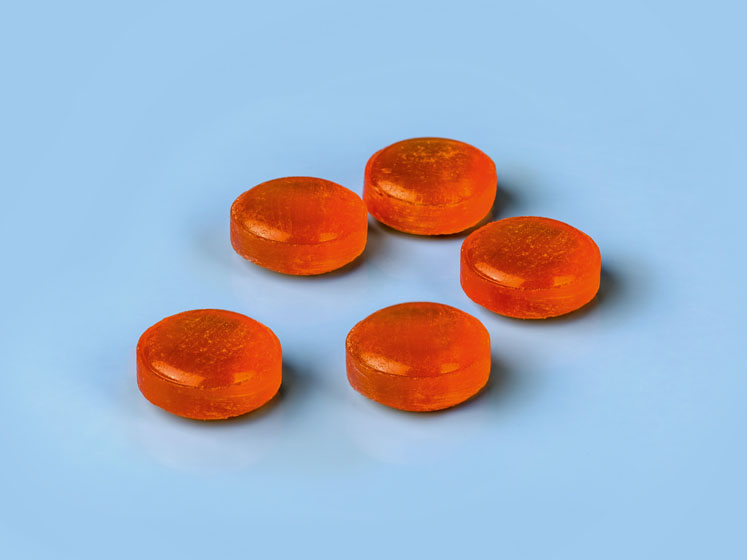 galenIQ makes sugar-free medicated high-boiled lozenges with a long shelf-life 