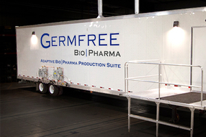 Germfree's mobile cGMP cleanroom on show at Interphex
