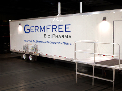 Germfree's mobile cGMP cleanroom on show at Interphex