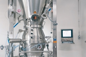 Glatt combines high shear granulation with a fluid bed dryer