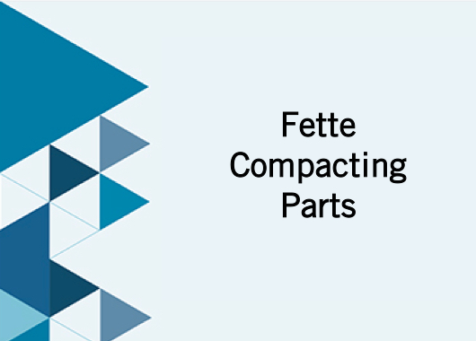 Global online auction of Fette tablet press parts inventory