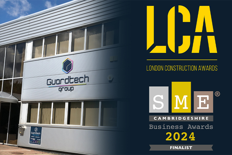 Guardtech shortlisted for three gongs at London Construction and SME Cambridgeshire Business Awards