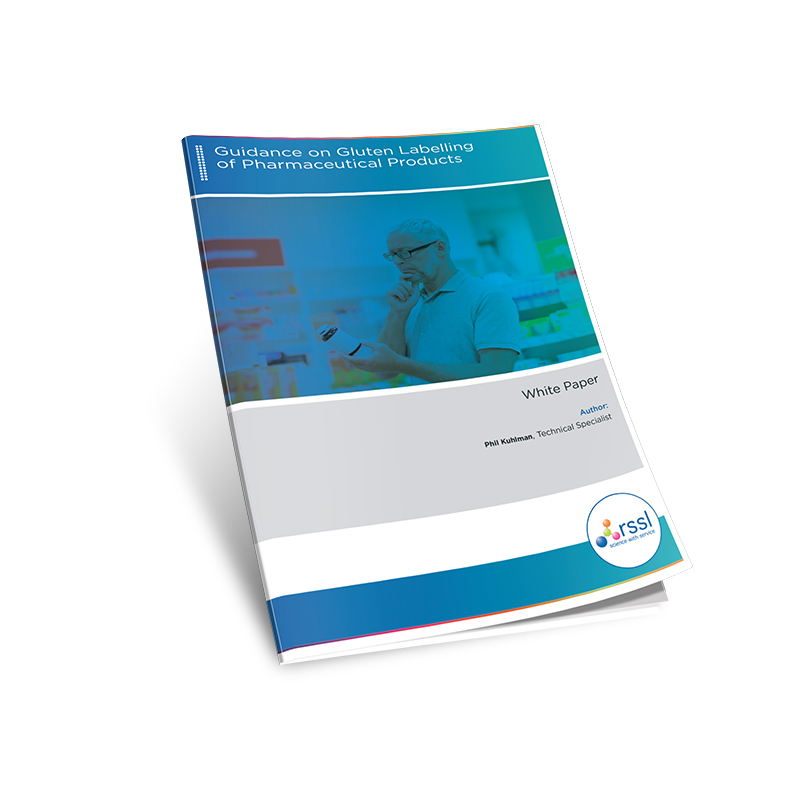 Guidance on gluten labelling of pharmaceutical products