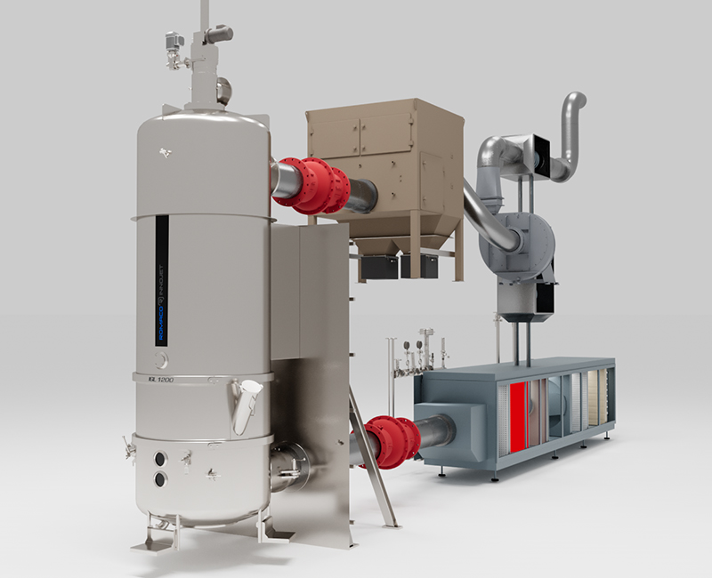 Heat recovery in fluid bed processes: Up to 60% energy saving