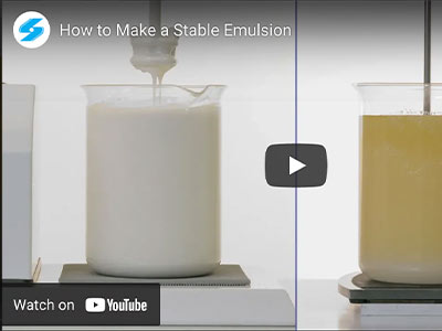 How high shear mixing can help improve emulsions