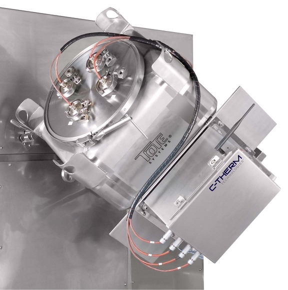 In-line monitoring of blending processes