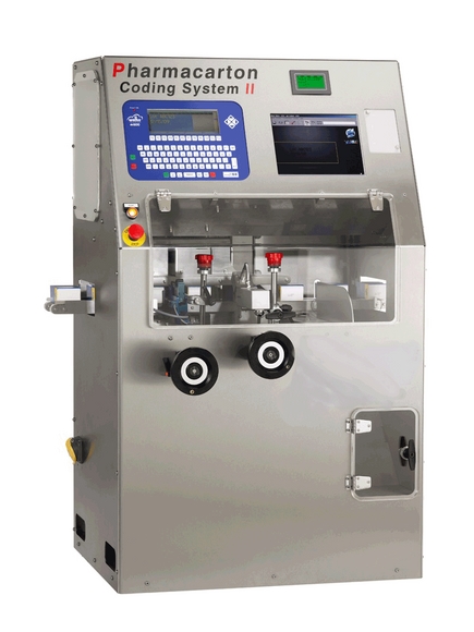 In-line pharma coding system resolves high density print issue