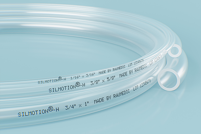 Innovative silicone tubing for increased application pressure in (bio-)pharma