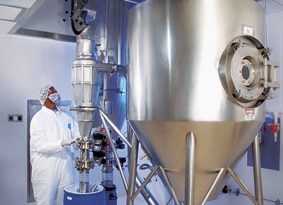 Insolubility solved by spray drying 