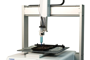 Intertronics launch F4500N large area benchtop dispensing robot