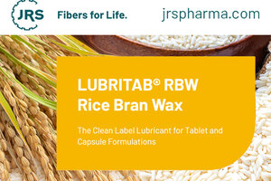 Introducing LUBRITAB RBW (Rice Bran Wax)