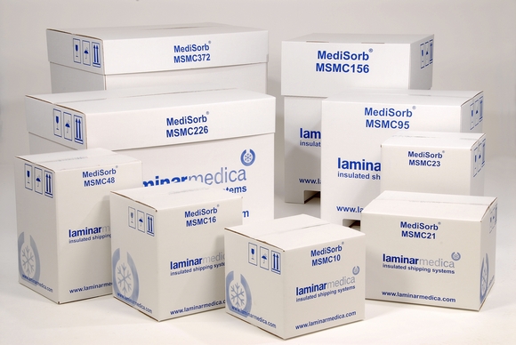Laminar Medica launches a fully qualified range of temperate chain shipping systems 