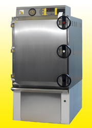 Large chamber lab autoclaves for bulky items 