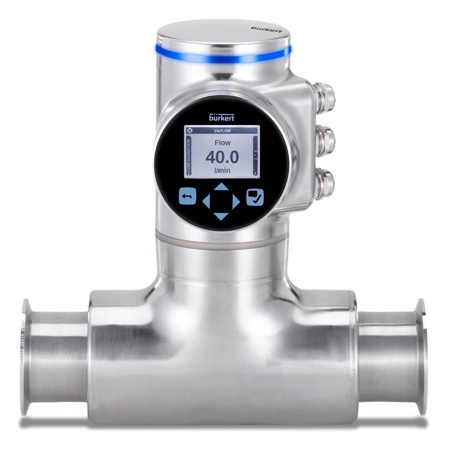 Live from ACHEMA: Buerkert presents brand new type of inline flowmeter