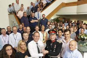 Lord Lieutenant presents Domino with Queen’s Award