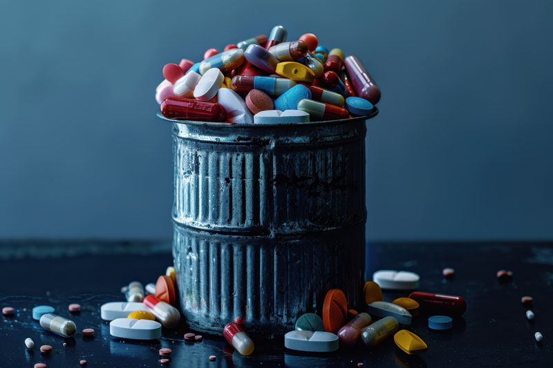 Managing waste in the pharmaceutical manufacturing industry