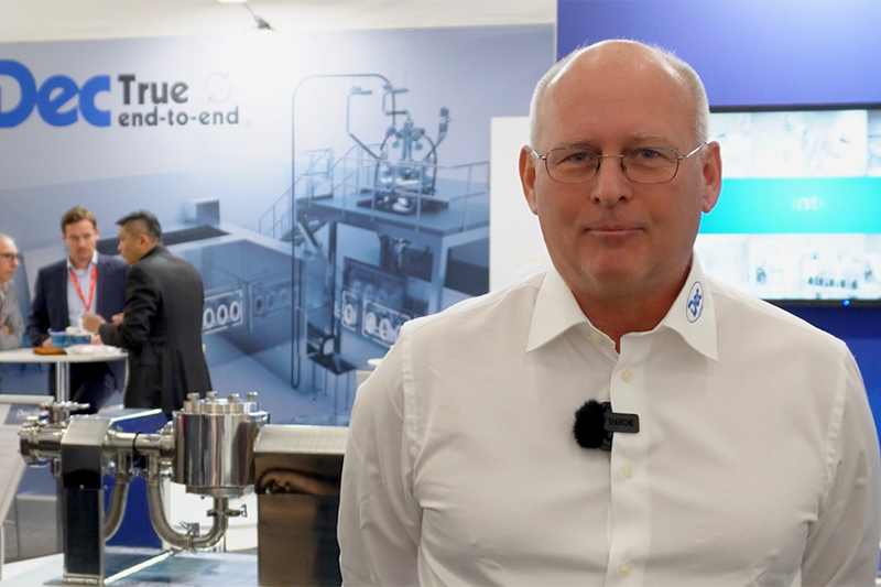 Manufacturing Chemist Stand Side with Dec Group