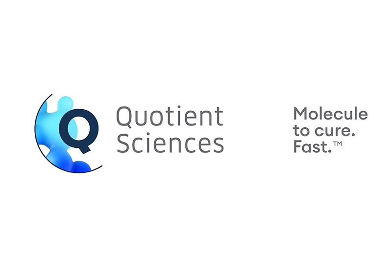 Manufacturing Chemist Stand Side with Quotient Sciences