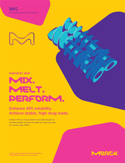 Merck launches Parteck MXP excipient for increased solubility