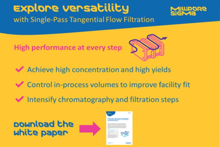 MilliporeSigma publishes white paper on single-pass tangential flow filtration