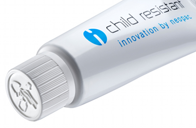 Neopac adds child-resistant closures to Polyfoil tubes
