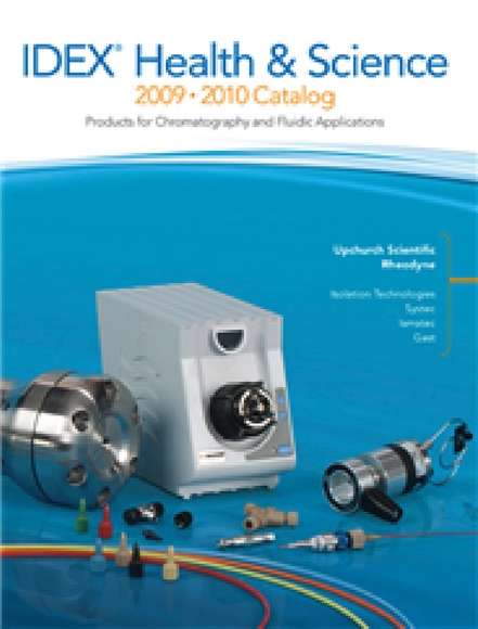 NEW IDEX  Health & Science Catalogue for Upchurch & Rheodyne Chromatography Fittings from Anachem