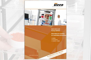 New Sicco desiccators and drying cabinets guide available now