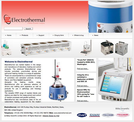 New website stirs interest in Electrothermal special offer