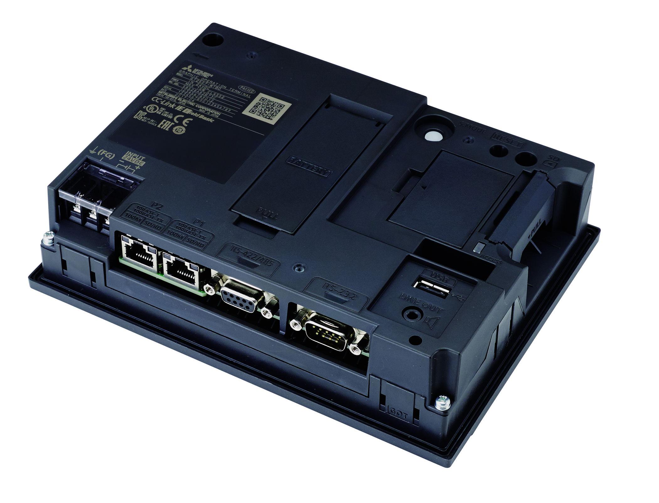 New widescreen HMIs from Mitsubishi