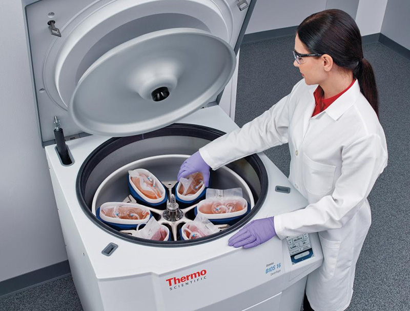 Next-generation centrifugation bioprocess container enables closed-system handling of critical sterile liquids