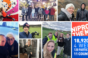 Nipro challenges employees to move more for a worthy cause