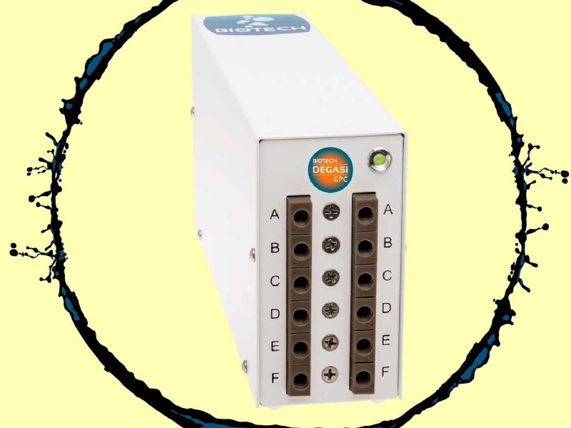 Optimised degassers for GPC applications