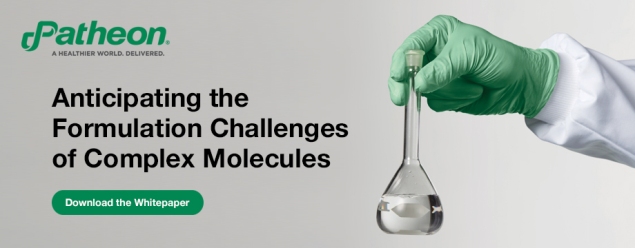 Patheon Whitepaper: Anticipating the formulation challenges of complex Molecules
