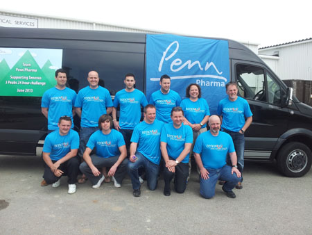 Penn Pharma employees aim to scale the heights