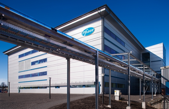 Pfizer opens new biotech plant in Sweden