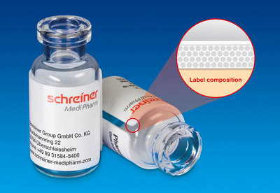 Pharma-Cushion label protects vials in transit