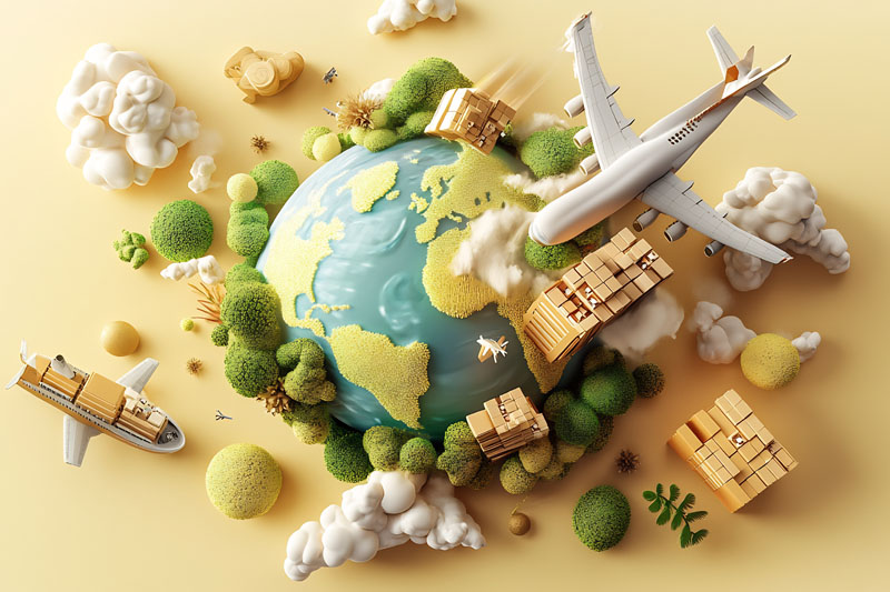 Pioneering sustainable aviation fuel in cold-chain logistics