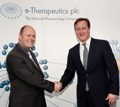 PM David Cameron opens e-Therapeutics’ drug discovery centre