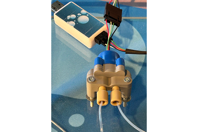Pressure sensor provides accurate, instantaneous data on fluidic systems
