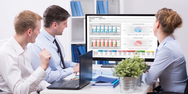 Providing data for decision making with cross-site data reporting