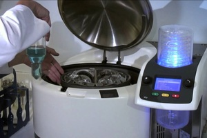 Rapid sample safe evaporation of large solvent volumes