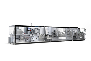 Romaco’s sustainable blister packaging line at interpack