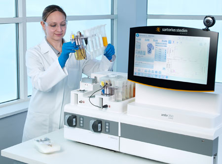 Sartorius Stedim Biotech launches the innovative ambr 250 modular bioreactor system
