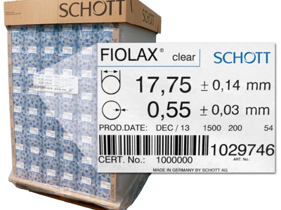 Schott tracks pharmaceutical tubing