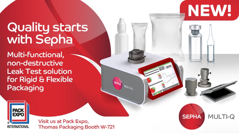 Sepha to launch multi-functional leak test system at Pack Expo