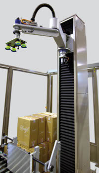 Sewtec robotic palletiser is for high-volume packing lines
